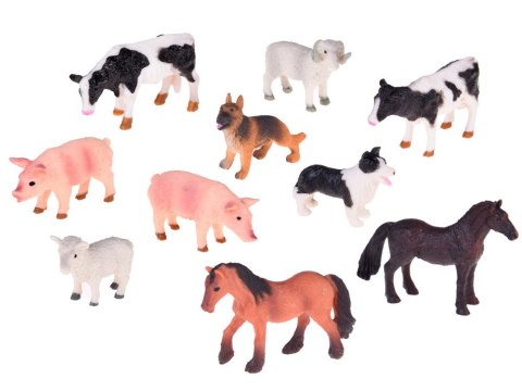 SERIA ZWIERZĘTA FARMA Zestaw WIATRAK młyn 101ele figurki ZA5688