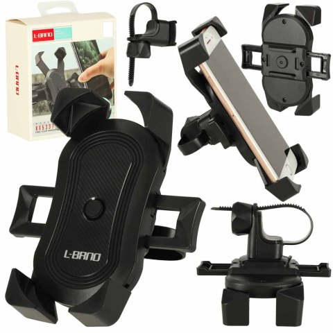 Uchwyt rowerowy na telefon do roweru motocyklowy hulajnogi wózka C51 solidny mocny