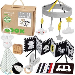 WOOPIE GREEN Pudełko XXL Montessori Sensoryka i Edukacja 7w1 FSC