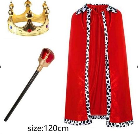 Strój Karnawałowy Król 120cm