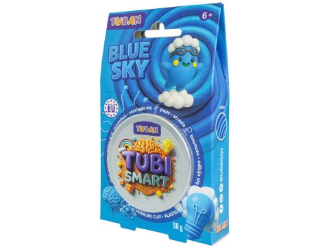 Tubi Smart plastelina sensoryczna Blue Sky rozciąga się strzela odbija się ZA6131