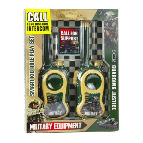 Walkie Talkie Krótkofalówki Militarne Wojskowe Dla Dzieci 300m