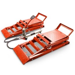 Bituxx hydrauliczne rampy warsztatowe 2× 2000 kg - regulowana wysokość 16-40 cm, zestaw do serwisu aut