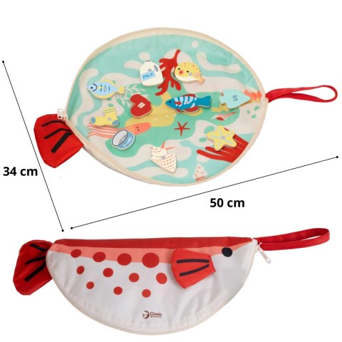 CLASSIC WORLD Edukacyjna Gra Łowienie Rybek na Magnes z Kartami do Nauki Liczenia