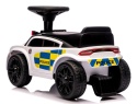 Jeździk dla Dzieci J3 BIAŁY Policyjny Muzyka, światła