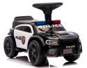 Jeździk dla Dzieci J3 CZARNY Policyjny Muzyka, światła