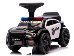 Jeździk dla Dzieci J3 CZARNY Policyjny Muzyka, światła