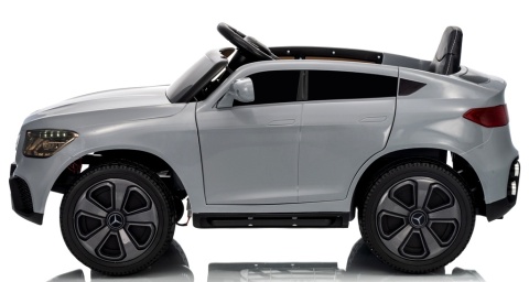 Mercedes GLC COUPE Concept Auto na akumulator 4x4 SREBRNY, Światła, Dźwięki, Pilot, Koła EVA