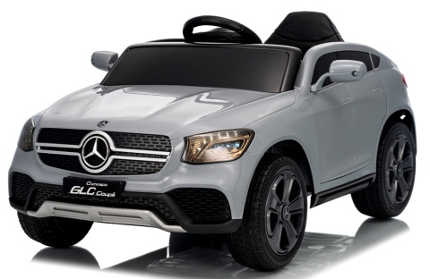 Mercedes GLC COUPE Concept Auto na akumulator 4x4 SREBRNY, Światła, Dźwięki, Pilot, Koła EVA