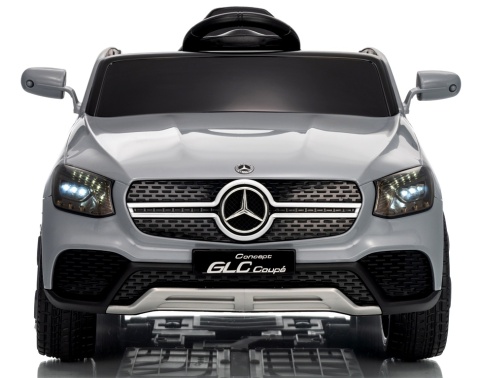Mercedes GLC COUPE Concept Auto na akumulator 4x4 SREBRNY, Światła, Dźwięki, Pilot, Koła EVA