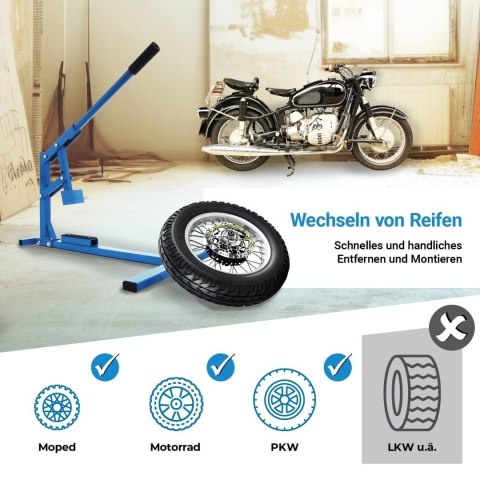 Narzędzie do łatwego podnoszenia, montażu i zdejmowania opon z pojazdów