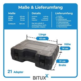 Tester układu chłodzenia BITUXX 28 el. diagnostyczny pompy próżniowa i ciśnieniowa