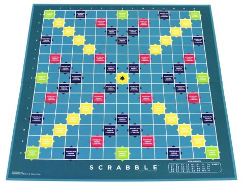 Mattel Gra słowna Scrabble (edycja polska) - wersja odnowiona GR0828