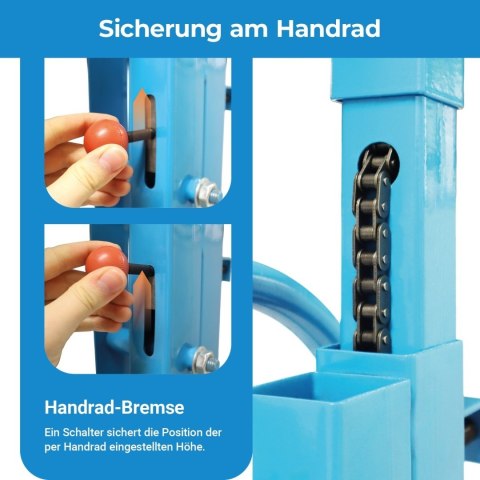 Podnośnik do płyt gipsowych i dachowych Biuuux udżwig do 75kg