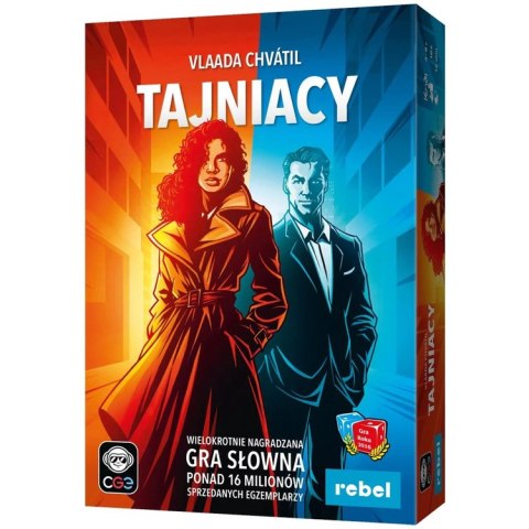 Rebel Karciana gra dedukcyjna Tajniacy - ściśle tajna gra słowna (nowa edycja) GR0829