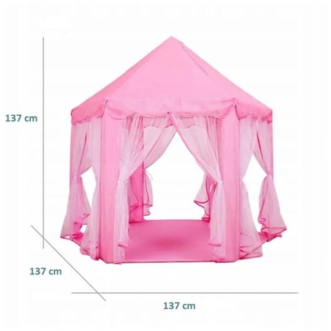 WOOPIE Namiot Zamek Księżniczki XXL Domek do Domu i Ogrodu