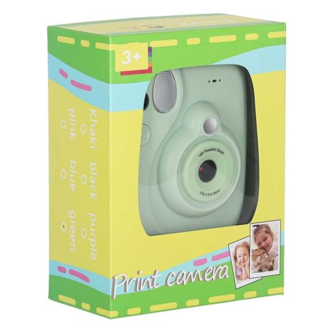 Aparat fotograficzny cyfrowy natychmiastowy 16x 128GB wkłady mazaki zielony