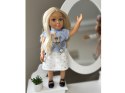 Elegancka Lalka 48 cm z długimi blond włosami - urocza stylizacja ZA5843