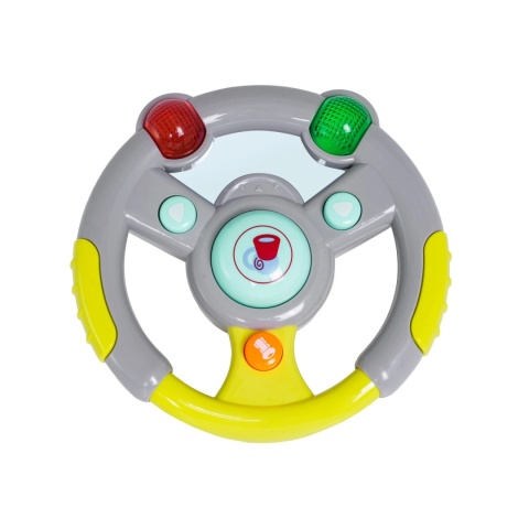 Interaktywny zestaw Kierowcy dla dzieci 3+ Kierownica + Pilot z kluczami + Telefon + Dźwięki Światła