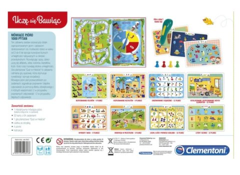 Mówiące Pióro 1000 Pytań Uczę się Bawiąc Język Polski Clementoni 50653