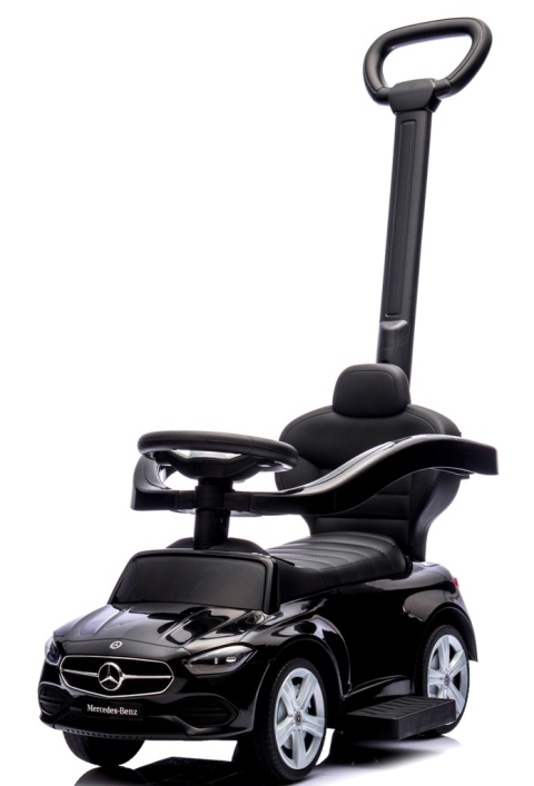 Pchacz Mercedes AMG c63 CZARNY Jeździk, muzyka