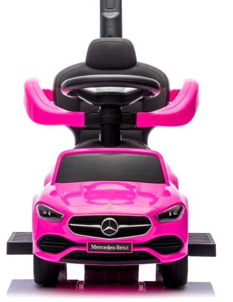 Pchacz Mercedes AMG c63 RÓŻOWY Jeździk, muzyka