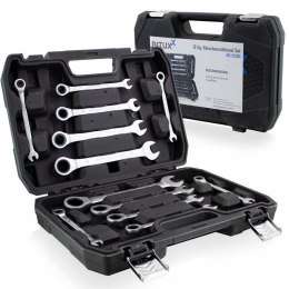 ZESTAW KLUCZY ZAPADKOWYCH PŁASKO-OCZKOWYCH BITUXX 12 ELEMENTÓW