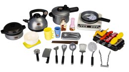 Zestaw do gotowania grillowania 40 el. dźwięk LED