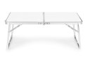 Stolik turystyczny mały stół piknikowy składany 60x40 cm biały MultiGarden