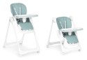 Krzesełko fotelik do karmienia regulacja wysokości ekoskóra pasy podwójna tacka ECOTOYS
