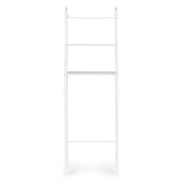 Wysoki regał WC łazienkowy nad sedes 3 półki aluminiowa konstrukcja