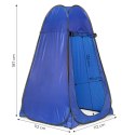 Namiot turystyczny samorozkładający przebieralnia kabina prysznicowa WC niebieski MultiGarden