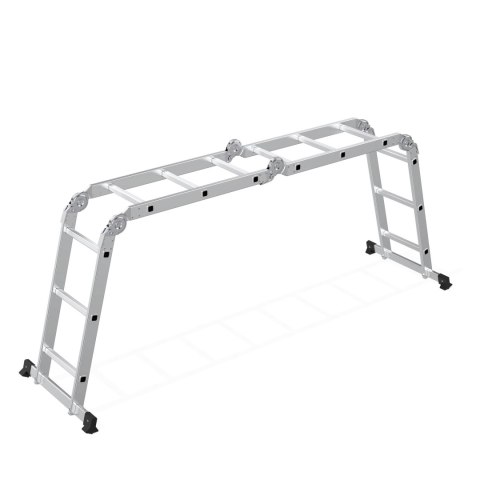 Drabina aluminiowa wielofunkcyjna 4x3 przegubowa składana 150 kg ModernHome