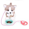 Interaktywny piesek na smyczy husky chodzi i merda ogonem melodyjki