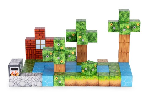 Klocki magnetyczne konstrukcyjne dla dzieci zestaw 88 elementów