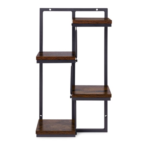 Kwietnik ścienny półka wisząca na kwiaty ozdoby 4 poziomy loft ModernHome