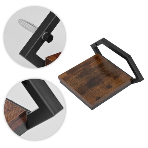 Kwietnik ścienny półka wisząca na kwiaty ozdoby loft diament ModernHome