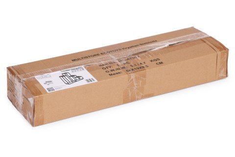 Kwietnik stojący stojak na kwiaty ozdoby 4 półki loft ModernHome