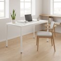 Stół do kuchni jadalni dla 4-5 osób biurko komputerowe 120x60 cm biały ModernHome