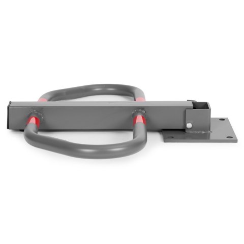 Blokada parkingowa składana zapora 50 cm na klucz z odblaskowymi pasami