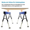 Kozioł roboczy składany regulowany 600 kg 62-87 cm zestaw 2 szt.
