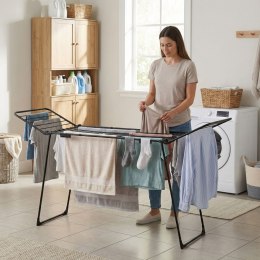 Suszarka na pranie stojąca rozsuwana teleskopowa 27 metrów składana czarna