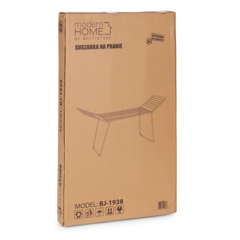 Suszarka na pranie stojąca rozsuwana teleskopowa 27 metrów składana czarna