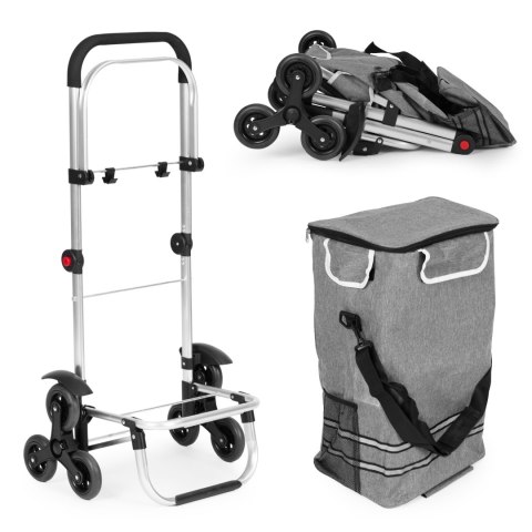 Wózek na zakupy składany torba 30 litrów potrójne koła kieszeń termiczna ModernHome