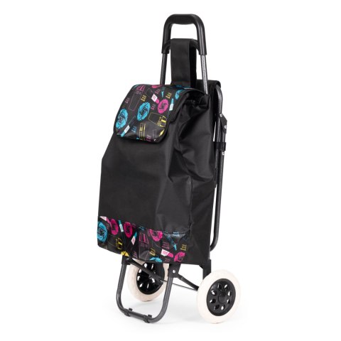 Wózek na zakupy torba 30 litrów ze składanym siedzeniem duże koła ModernHome