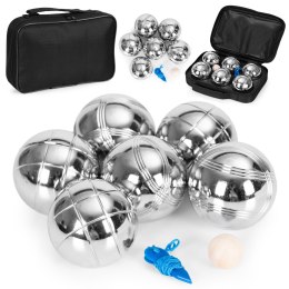 Zestaw do gry w bule kule boules petanque 6 szt. + etui i akcesoria