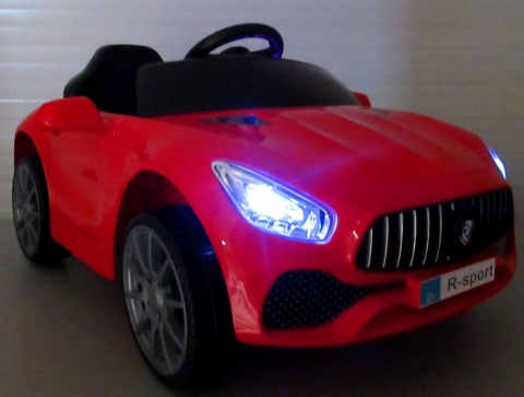 Cabrio B3 CZERWONY Autko na akumulator - Światła, Dźwięki, MP3, USB