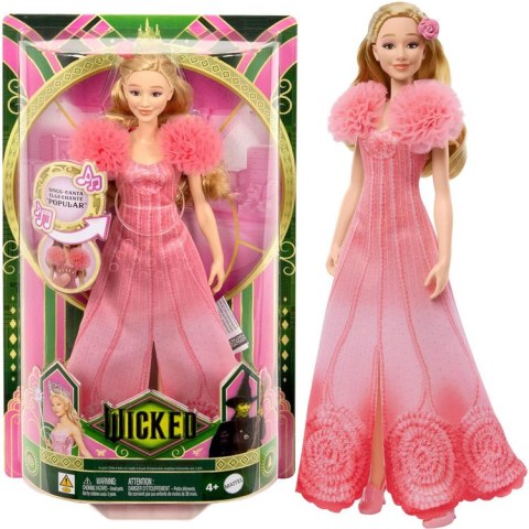 Mattel Śpiewająca lalka Glinda z filmu WICKED - piosenka „Popular" ZA6068