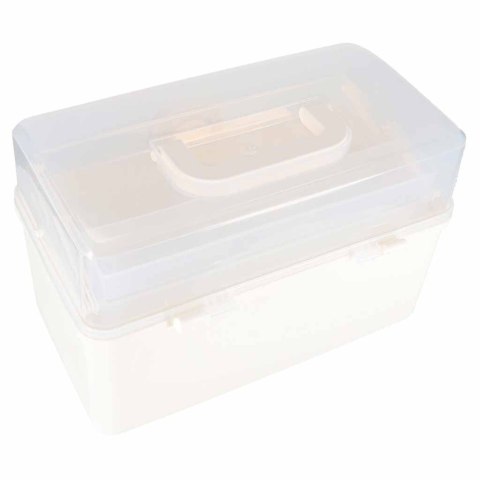 Organizer na leki pojemnik pudełko kasetka apteczka duży XXL na zamek skrzynka 34x19x22,5cm