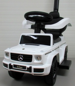 Pchacz Mercedes AMG c63 BIAŁY Jeździk, muzyka